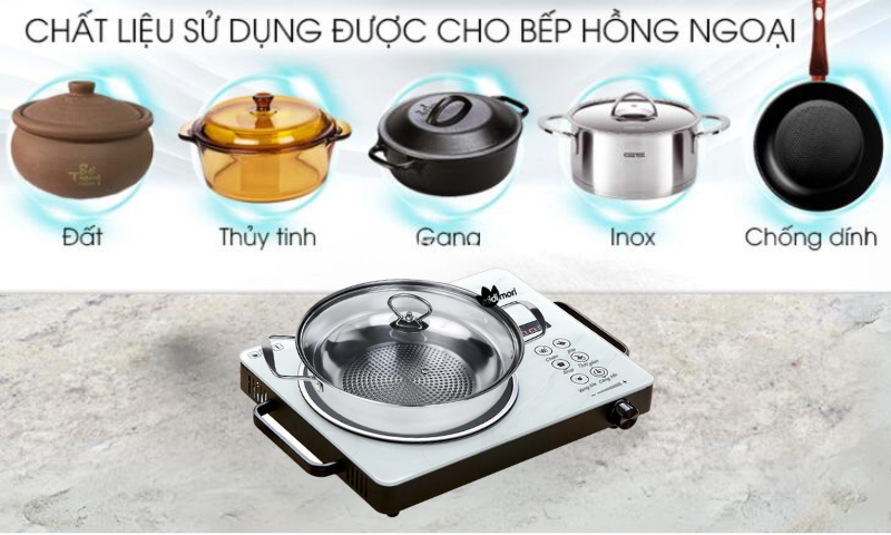 Bếp từ hay bếp hồng ngoại tốn điện hơn